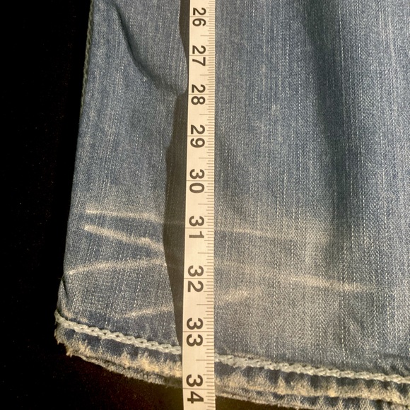 Rare! Ricky Ropestitch True Religion size 34x34 Customized painted back pockets! - Picture 11 of 12